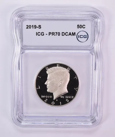2019-S Kennedy Half Dollar PR70 DCAM ICG