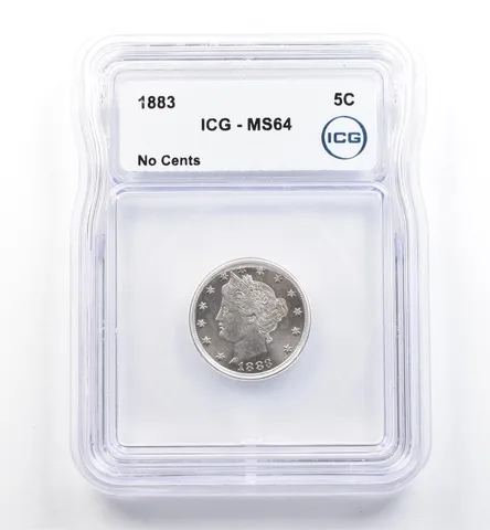 1883 Liberty V Nickel No Cents MS64 ICG *0138