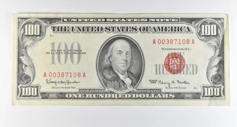 1966 $100 United States Note Red Seal *0312