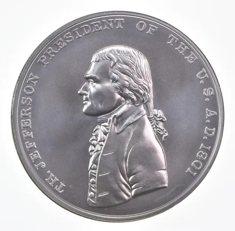 (2019) Thomas Jefferson 1801 US Mint Silver Presidential Medal 1 Oz