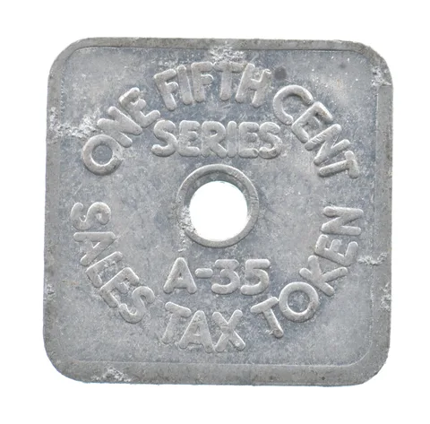 Colorado State Treasurer - 1/5 Cent Sales Tax Token *5044