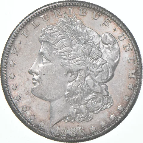 BU/Unc 1886-S Morgan Silver Dollar (1 coin)