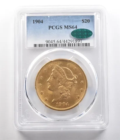 1904 $20 Liberty Head Gold Double Eagle MS64 PCGS CAC *4736