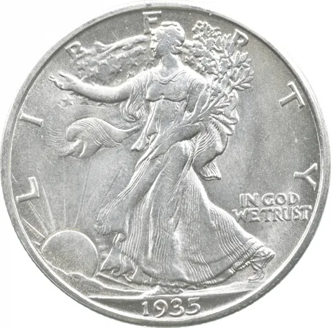 1935-D Walking Liberty Half Dollar *6247