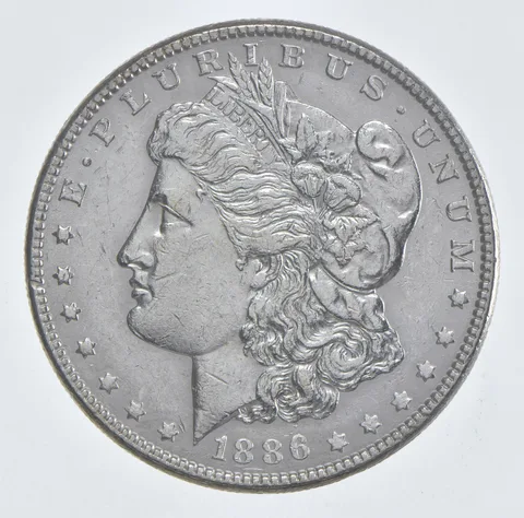 1886 Morgan Silver Dollar Estate Coin Collection *233