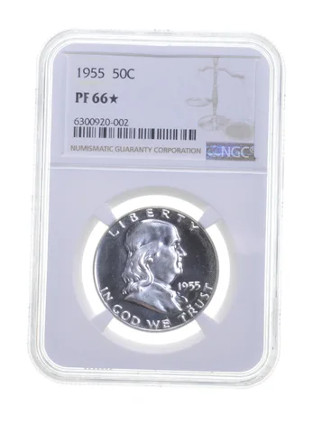 PF66* 1955 Franklin Half Dollar - Graded NGC a5723