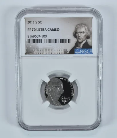 2011-S Jefferson Nickel PF70 UCAM NGC Special Label