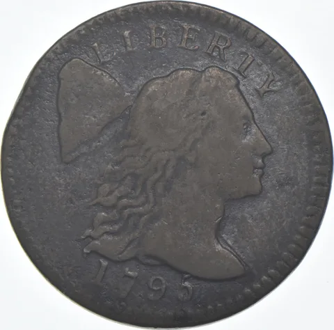1795 Flowing Hair Large Cent - Plain Edge *7873