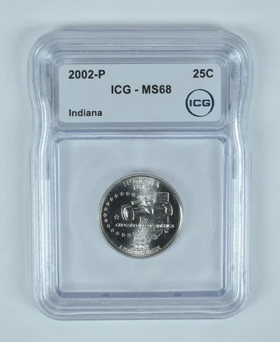 2002-P Washington State Quarter Indiana MS68 ICG