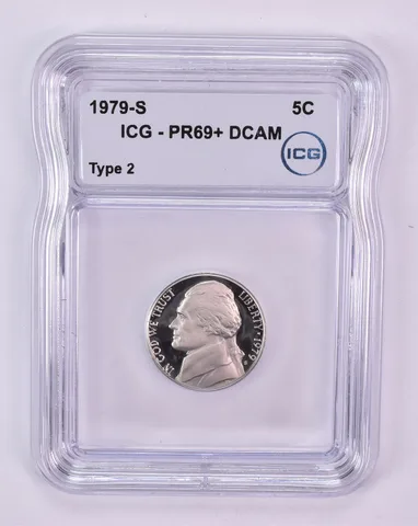 1979-S Jefferson Nickel Type 2 PR69+ DCAM ICG