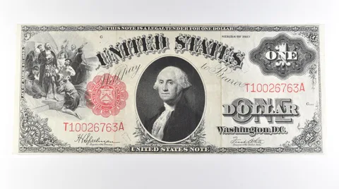 1917 $1 Legal Tender Large Note Red Seal FR#39 *0669