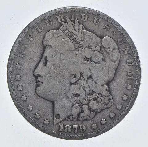 Early - 1879-S Morgan Silver Dollar - 90% US Coin *066