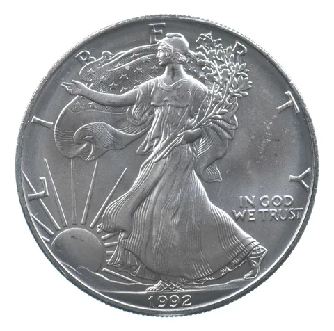 Better Date 1992 American Silver Eagle 1 Troy Oz .999 Fine Silver *737