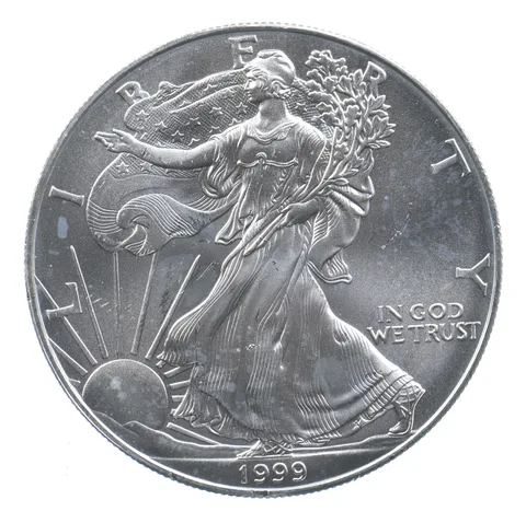 Better Date 1999 American Silver Eagle 1 Troy Oz .999 Fine Silver *653