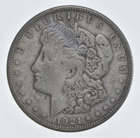 1921-S Morgan Silver Dollar - Last Year Issue 90% $1 Bullion *509