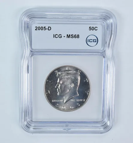 2005-D Kennedy Half Dollar MS68 ICG