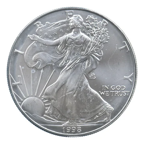 Better Date 1998 American Silver Eagle 1 Troy Oz .999 Fine Silver *723