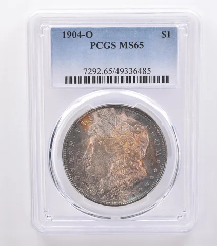 1904-O Morgan Silver Dollar MS65 PCGS Beautiful Tone *8752