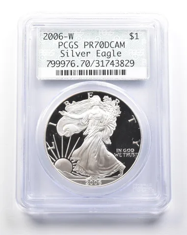 2006-W American Silver Eagle PR70 DCAM PCGS a2572