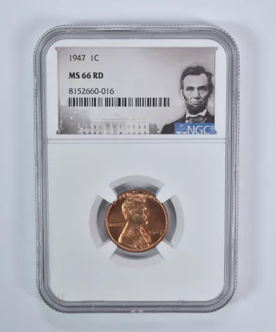 1947 Lincoln Wheat Cent MS66 RD NGC Special Label