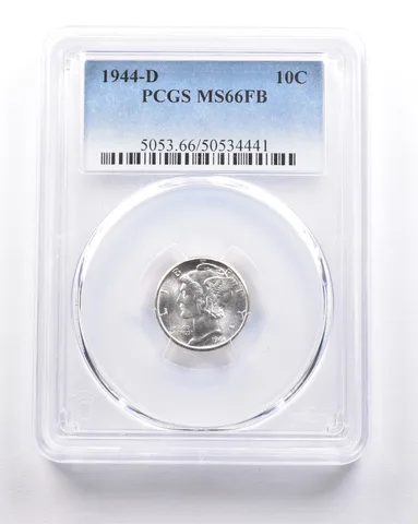 1944-D Mercury Dime MS66 FB PCGS *4597