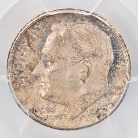 1957 Roosevelt Dime MS64 PCGS Beautiful Tone *0782