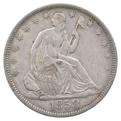 1858-O Seated Liberty Half Dollar a8910