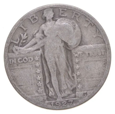 1927-S Standing Liberty Quarter a0701