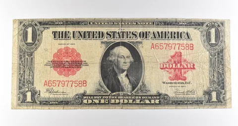 1923 $1 Legal Tender Red Seal Large Note Fr#40 *4681