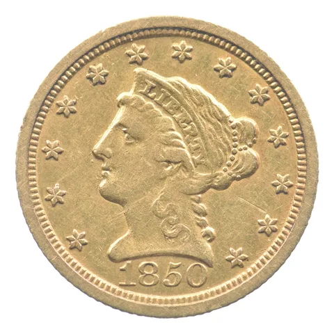 1850-O $2.50 Liberty Head Gold Quarter Eagle *2494