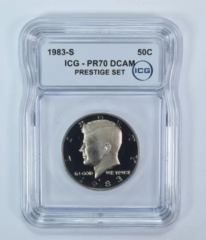 1983-S Kennedy Half Dollar Prestige Set PR70 DCAM ICG