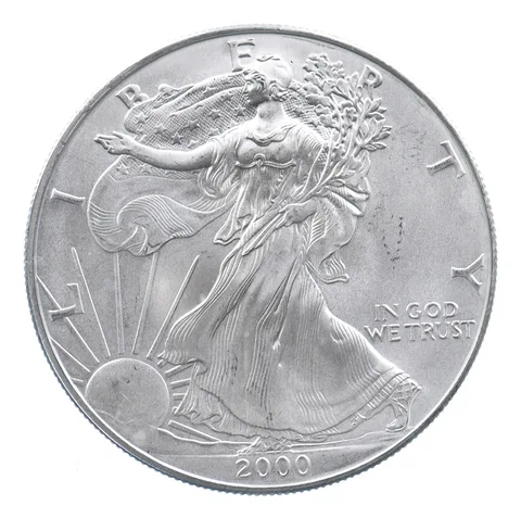 Better Date 2000 American Silver Eagle 1 Troy Oz .999 Fine Silver *652