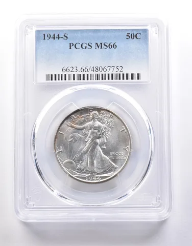 1944-S Walking Liberty Half Dollar MS66 PCGS *7258