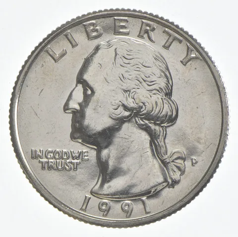 1991-P Washington Quarter Clad Unc