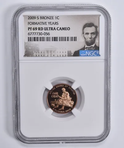 2009-S Lincoln Cent Bronze Formative Years PF69 RD NGC Special Lbl