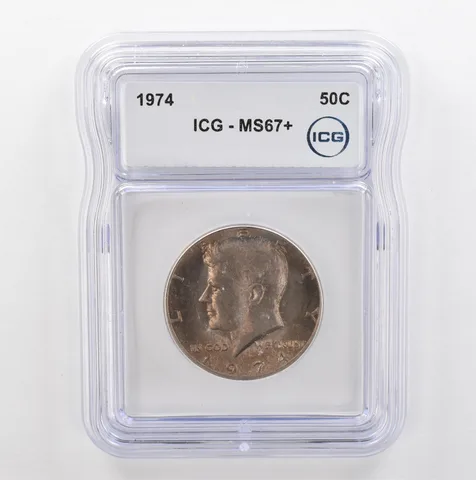 1974 Kennedy Half Dollar MS67+ ICG Beautiful Tone *5337