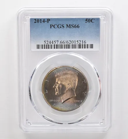 2014-P Kennedy Half Dollar MS66 PCGS Beautiful Tone *9271