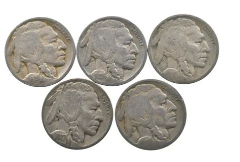 BETTER 1928-D 1928-D Worn Date 1927-D Worn Date Buffalo Nickel Collection *174