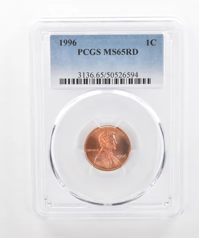 1996 Lincoln Memorial Cent MS65 RD PCGS Beautiful Tone *3039