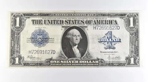 1923 $1 Silver Certificate Large Note Blue Seal FR#237 *0769