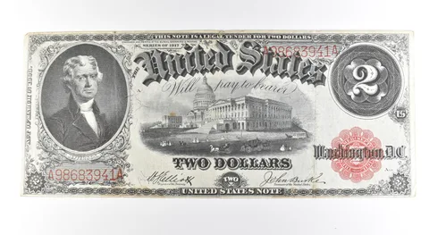 1917 $2 Legal Tender Large Note Red Seal *2665