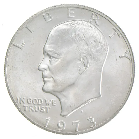 1973-S Eisenhower Dollar 40% SILVER - BU Unc MS (1 coin)