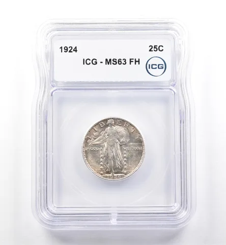 1924 Standing Liberty Quarter MS63 FH ICG *6084