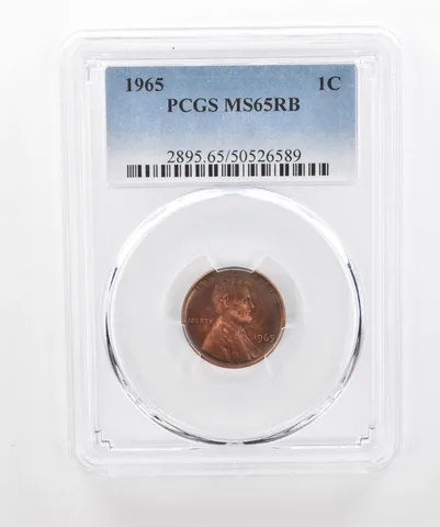 1965 Lincoln Memorial Cent MS65 RB PCGS Beautiful Tone *3033