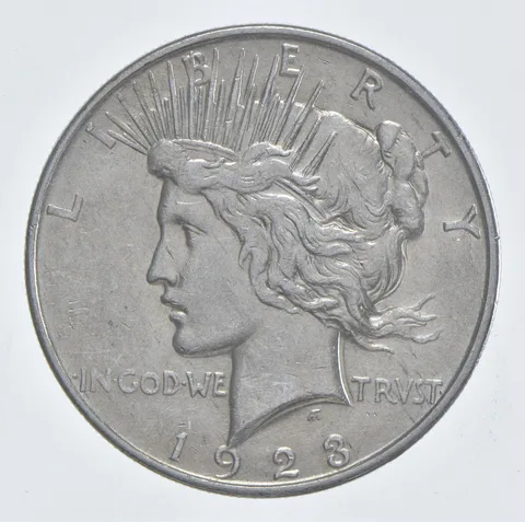 1923-D Peace Silver Dollar Estate Coin Collection *226