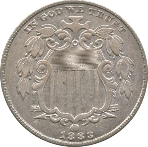1883 Shield Nickel a4387