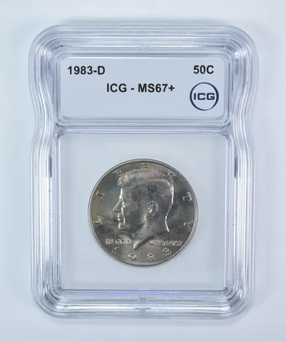 1983-D Kennedy Half Dollar MS67+ ICG