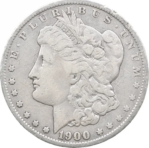 1900-O/CC Morgan Silver Dollar O Over CC *5821