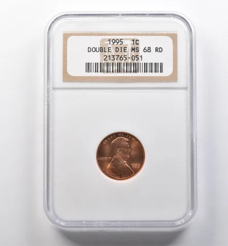 1995 Lincoln Memorial Cent Double Die MS68 RD NGC *2218