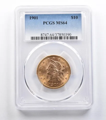 1901 $10 Liberty Head Gold Eagle MS64 PCGS *2230